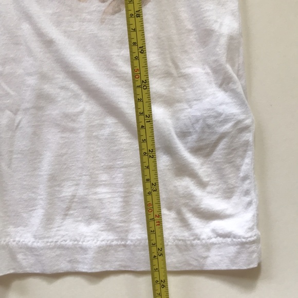 J. Crew Black Label Peony Print Graphic T-Shirt - Picture 6 of 7